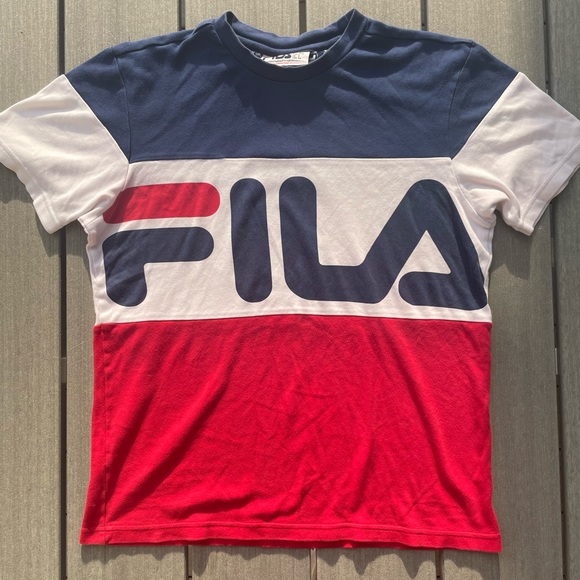 Fila Tops - Fila Logo T-Shirt *Great Condition* Super soft fabric.